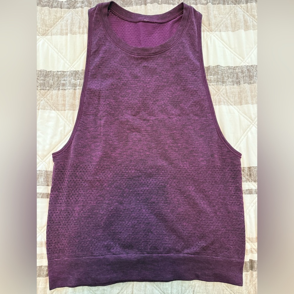lululemon athletica Deep Purple Tank Top